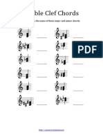 Treble Clef Chords PDF