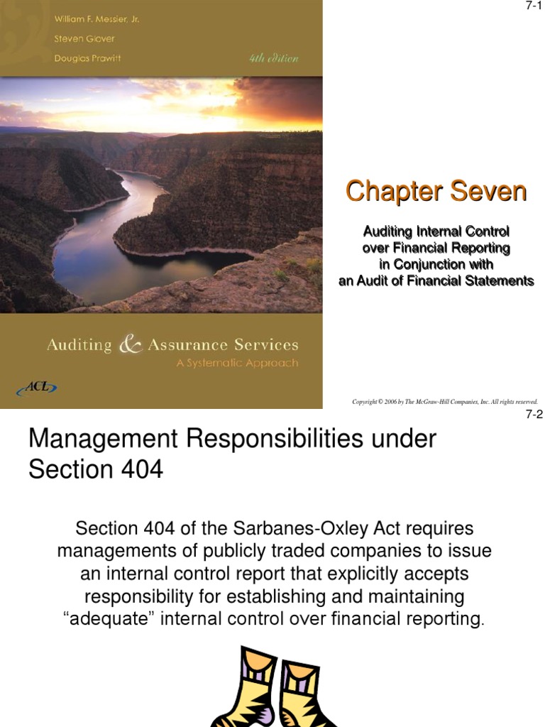 Chapter 07 | PDF | Financial Audit | Internal Control
