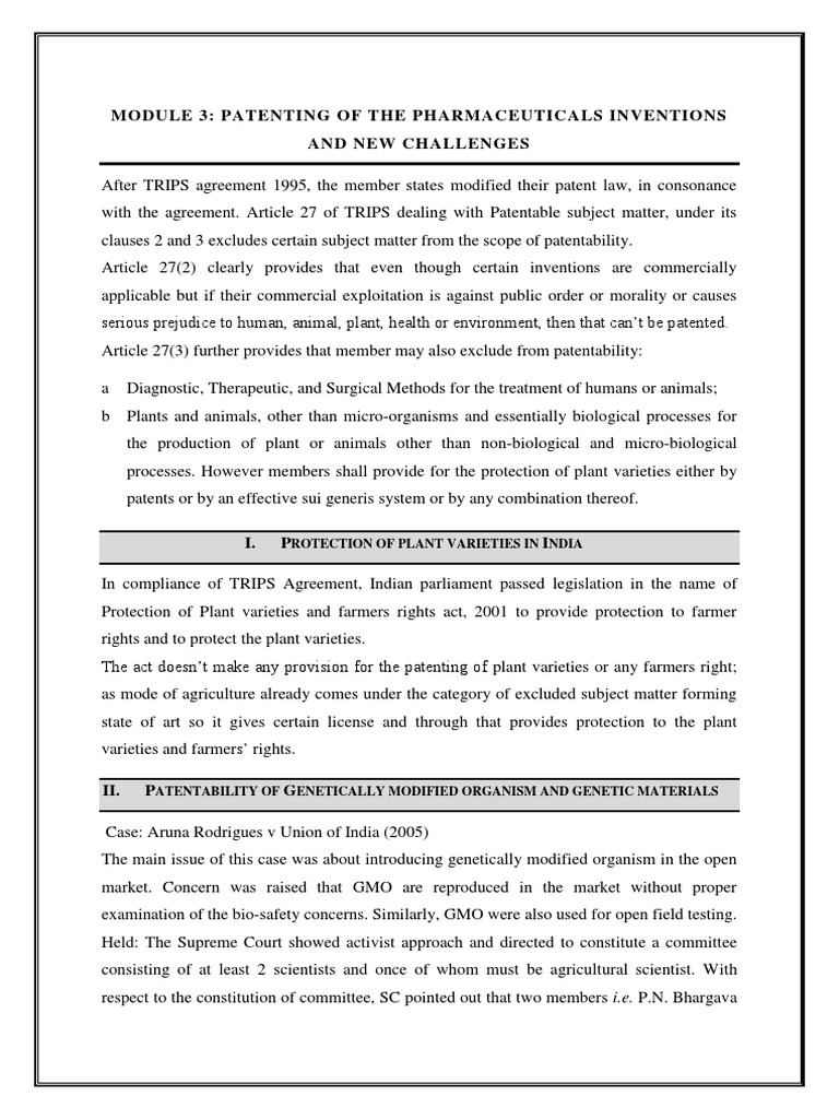 Patents and Access To Medicine PDF Patent Generic Drug