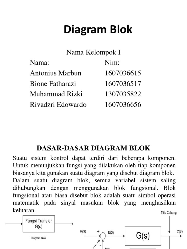 Bab 6 Diagram Blok