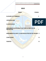 Estudio y Analisis de Las Herramientas Informaticas para La Gestion de Projectos