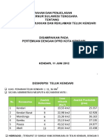 Arahan Dan Penjelasan Gubernur Sulawesi Tenggara T PDF