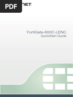 Fortigate-600C-Lenc: Quickstart Guide