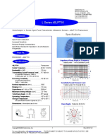 L Series 40LPT16 Ultrasonic Sensor Spec PDF