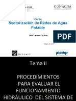 Tema II. Evaluación Del Funcionamiento Hidraulico Del Sistema PDF