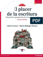 El Placer de La Escritura Alicia Correa 4ta. ED PDF
