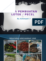 Cara Pembuatan Lotek