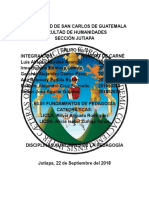 Disciplinas auxiliares pedagogía Jutiapa