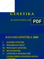 Genetika: Dr. SYLVIA SOENG, M.Kes