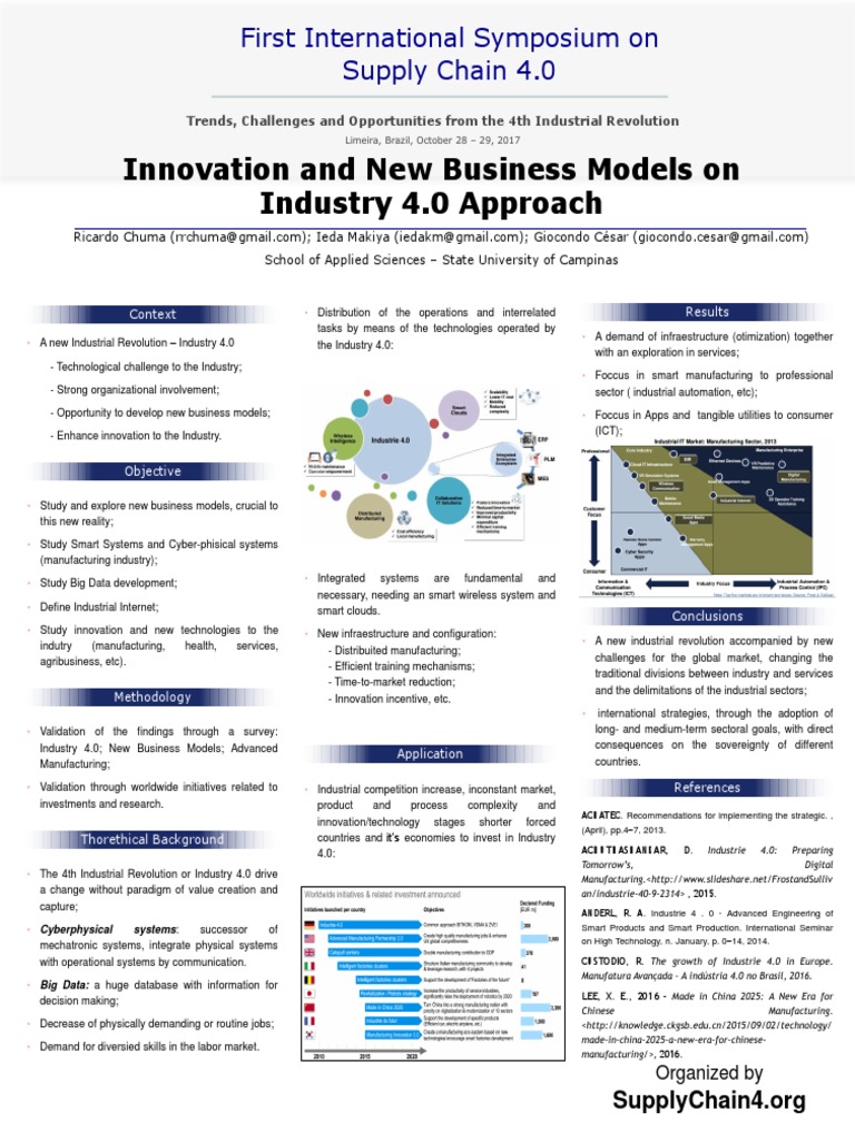 Innovation and New Business Models On Industry 4.0 Approach: First ...
