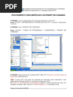 Procedimento Para Impressao via Prompt