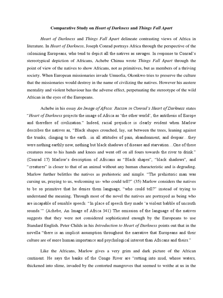 Major Themes in Heart of Darkness | PDF | Heart Of Darkness