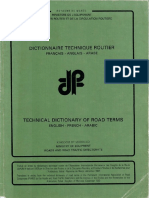 Dictionnaire Technique Routier PDF