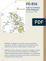 Code On Sanitation of The Philippines: (December 23, 1975)