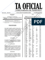 Gaceta Oficial Extraordinaria 6408 Carta de Naturaleza