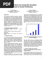 Parallel Multi-Core Verilog HDL Simulation Based On Domain Partitioning