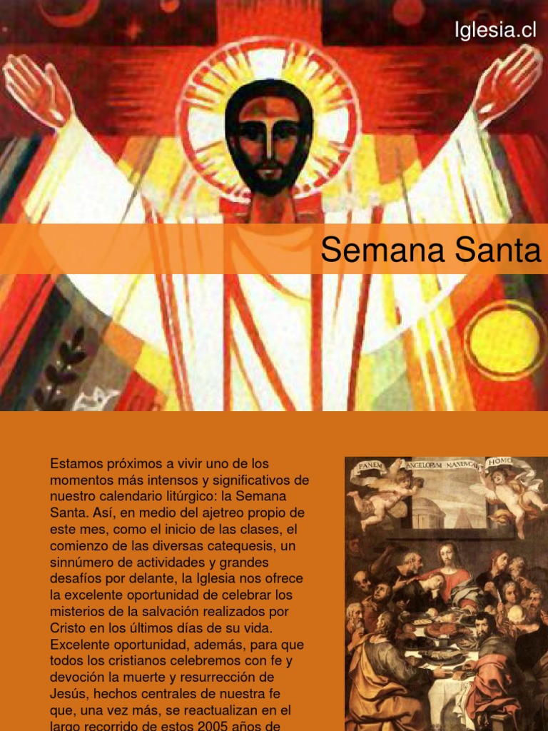 Semana Santa: Celebración y Significado | PDF | Pascua de Resurrección ...