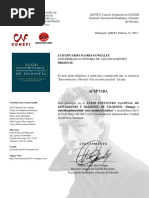Carta Aceptación - Luis Eduardo Flores González