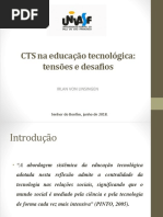 CTS Na Educação Tecnológica
