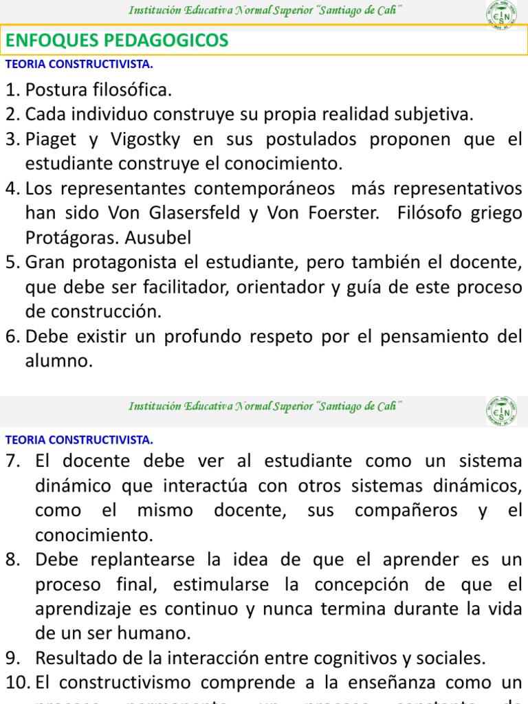 Constructivism o | PDF | Constructivismo (filosofía de la educación ...