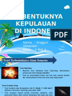 Terbentuknya Kepulauan Di Indonesia