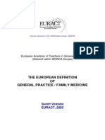 The European Definition of GP-FM_2005