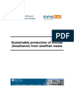 Sustainable Production of Biofuel Bioethanol From Shellfish Waste