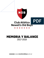 Memoria y Balance Newell's 2017-2018
