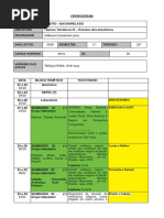 CRONOGRAMA 2º B IM  + seminários