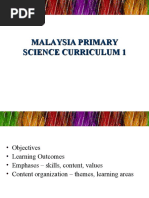 Malaysia Primary Science Curriculum 1