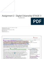 Assignment 2 Digital Citizenship Stage 3