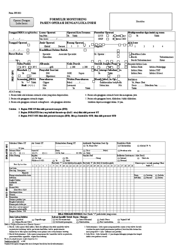 Formulir Monitoring | PDF