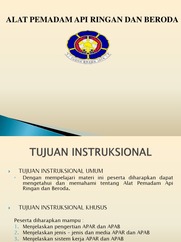 Panduan APAR dan APAB untuk Pemadam Kebakaran | PDF