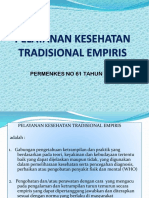 Pelayanan Kesehatan Tradisional Empiris