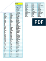 Irregular Verbs