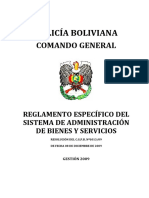 4.4 Reglamento EspecÃ - Fico Sistema de AdministraciÃ N de Biene PDF
