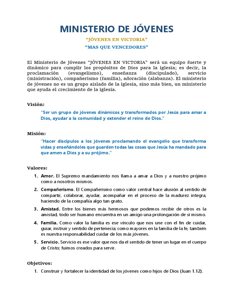 Liderazgo Juvenil en la Iglesia | PDF | Cristo (título) | Liderazgo