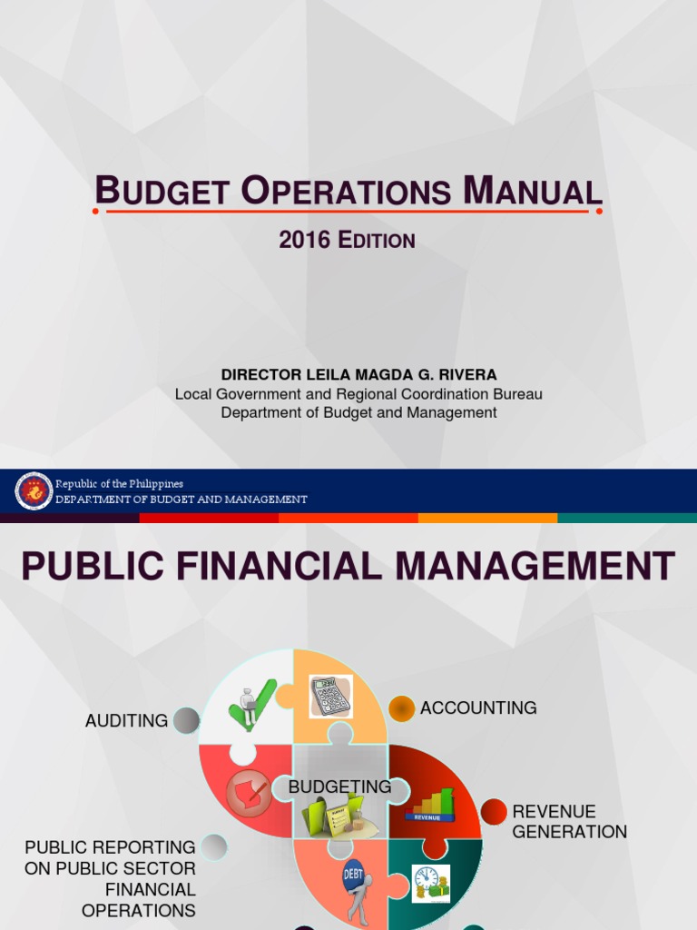 Local Government Budget Operations Guide | PDF | Budget | Expense