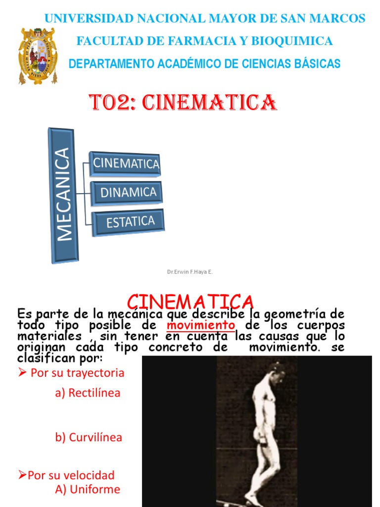 Introducción a la Cinemática Física | PDF | Cinemática | Movimiento ...