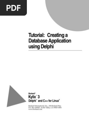 Delphi - Creating a Database Application Using Delphi