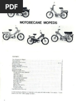 Bedienungsanleitung Motobecane 50 ccm