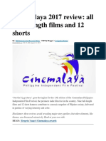 Cinemalaya 2017 Review