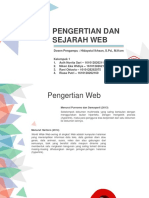 Pengertian Dan Sejarah Web (Asih Novita - Niken Eka - Rani Oktavia - Riasa Putri)