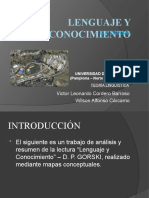 Lenguaje y Conocimiento - D. P. Gorski