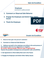 Observe The Employee: Safe Act/Condition