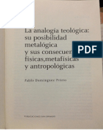 Pablo Dominguez. Analogía Teológica PDF