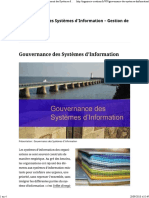 Gouvernance Des Systèmes d'Information - Management Des Systèmes d'Information - Gestion de Projets