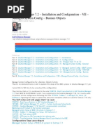 Solution Manager 7.2 – Installation and Configuration – VII – Managed System Config – Busines Objects