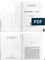 Broglie, Louis De-Materia y Luz. Trad. Xavier Zubiri-Espasa-Calpe (1939) PDF