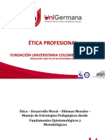 Etica - Desarrollo Moral - Dilemas Morales - Estrategias Pedagogicas - Fund Epistemologicos y Fenomenologicos